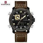 iShopping - Naviforce Dual Master Watch For Men Brown (NF-9236-4)