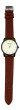 iShopping - SK-Enterprises Leather Analog Stainless Steel Watch For Men Brown