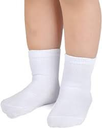 iShopping - SS Mart Pairs Socks For Kids Medium Baby Socks White - Pack of 4