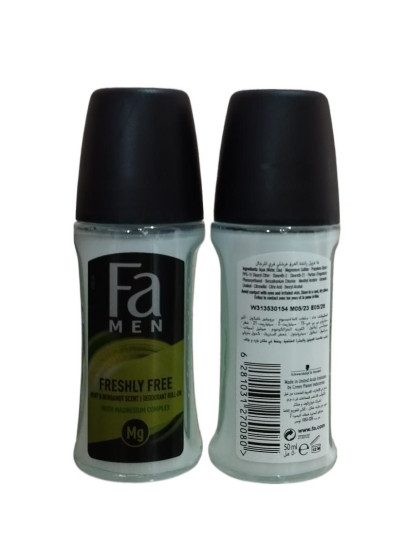 iShopping - FA Fresh & Free Mint & Bergamot Deodorant RollOn 50ml Henkel Dubai