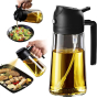 iShopping - Genshirt 2 in 1 Glass Oil Spray Bottle and Pourer