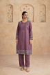 iShopping - HBH Embroidered Purple Kurti