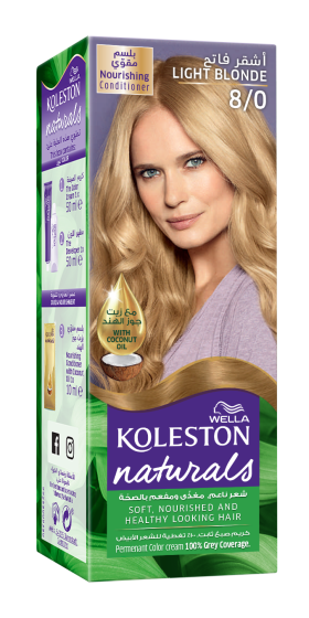 iShopping - Wella Koleston Naturals Hair Color 8/0 Light Blonde