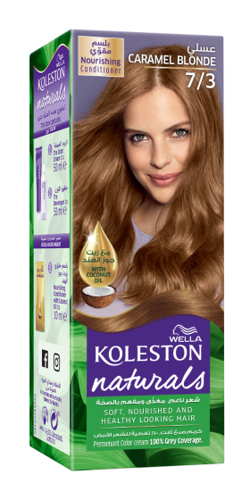 iShopping - Wella Koleston Naturals Hair Color 7/3 Caramel Blonde