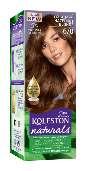 iShopping - Wella Koleston Naturals Hair Color 6/0 Hazelnut Blonde