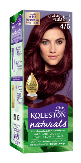 iShopping - Wella Koleston Naturals Hair Color 4/6 Plum Red