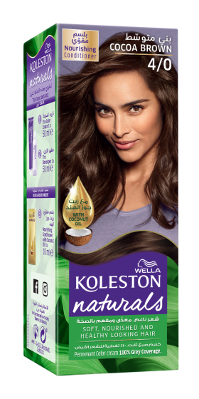 iShopping - Wella Koleston Naturals Hair Color 4/0 Cocoa Brown