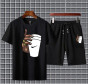 iShopping - Fashion Flies Half Sleeves Printed Tracksuit Cotton O Neck For Men & Boys