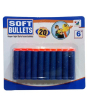 iShopping - Soft Dart Stick-On Foam Nerf Refill Bullets 20 pcs Blue (PX-10509)