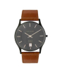 iShopping - Titan Edge Men's Leather Watch - Brown (1683NL01)