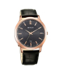 iShopping - Titan Analog Men's Leather Watch - Black (1825WL03)