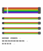 iShopping - 1st Player RB-001 Rainbow Color Extension Cable Kit