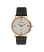 iShopping - Titan Edge Collection Men's Leather Watch - Black (679WL01)