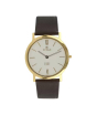 iShopping - Titan Edge Collection Men's Leather Watch - Brown (679YL01)