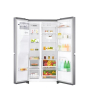 iShopping - LG Side by Side Smart Refrigerator 21 Cu Ft Platinum Silver (GR-L247SLKV)