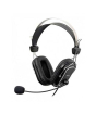 iShopping - A4Tech Stereo Headphone With Mic Black (HS-50)