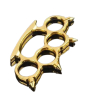 iShopping - Aaka Brass Steel Hand Punch Knuckle Golden (0002)