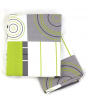 iShopping - AAM Printed Double Bed Sheet With 2 Pillowcase (1533-29)
