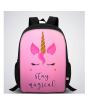 iShopping - Traverse Unicorn Digital Printed Kids Bag - Black (T856S)