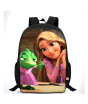 iShopping - Traverse Tangled Digital Printed Kids School Bag - Black (T107S)