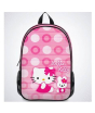 iShopping - Traverse Hello Kitty Digital Printed Kids School Bag - Black (T599)