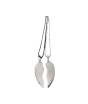 iShopping - Afreeto Broken Magnet Heart Shaped Necklace Silver