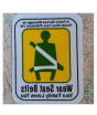 iShopping - Al Ghafoor Car Seat Belt Monogram Sticker