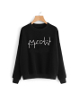 iShopping - AMV Apparels Printed Sweat Shirt For Unisex (0101)