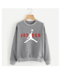 iShopping - AMV Apparels Jordan Printed Sweat Shirt For Unisex Grey (0060)