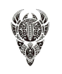 iShopping - M-Mart Polynesian Bull Temporary Tattoo Sticker