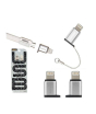 iShopping - Remax USB To Lighting Data Syncing Converter For iPhone - Silver
