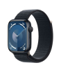 iShopping - Apple Watch Series 9 Midnight Aluminum Case With Sport Loop-GPS-45 mm-Midnight
