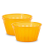 iShopping - Appollo Milan Bowl Large (Pack Of 3)-Orange