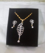 iShopping - AZ Makers Straight Style Jewellery Set For Women White