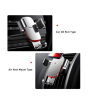 iShopping - Baseus Car Metal Gravity Mobile Phone Holder Black