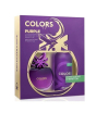 iShopping - Benetton Colors Purple EDT 80ML With Body Spray 150ML For Women (Pack Of 2)