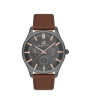 iShopping - Bigotti Milano Leather Men's Watch Brown (BG.1.10102-4)