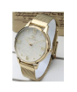 iShopping - Bigotti Analog Femme's Stainless Steel Women's Watch Golden (BG.1.10147-3)
