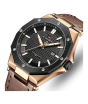 iShopping - Naviforce Fashion Casual Quartz Leather Men's Watch (NF-9200-10)