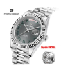 iShopping - Benyar Pagani Design Luxury Chronometer Watch For Men Silver - (PD-1783-2)
