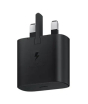 iShopping - Samsung 25W 3 Pin Fast Charging Travel Adapter Black