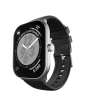 iShopping - Ronin Smart Watch With Silver Dial (R-06)-Black