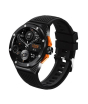 iShopping - Dany Evolution Silicone Smartwatch-Black & Orange