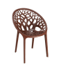 iShopping - Boss Stylish Tree Chair Chocolate (BP-313) - Pack Of 4