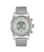 iShopping - Breitling Transocean Chronograph Unitime Men's Watch Silver (AB0510U0/A732-152A)