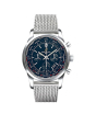 iShopping - Breitling Transocean Chronograph Unitime Men's Watch Silver (AB0510U9/C879-159A)