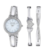 iShopping - Anne Klein Swarovski Watch For Women Silver (AK/3355SVST)