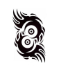 iShopping - G-Mart Tribal Motif Temporary Tattoo Sticker