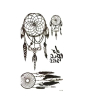 iShopping - G-Mart Dreamcatcher Feather Henna Tattoo Sticker
