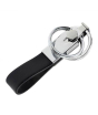 iShopping - G-Mart Double Ring Leather Metal Key Chain